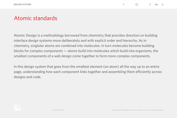Advance United - UI styleguide designed by Filip Jansky