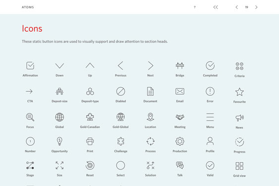 Advance United - UI styleguide designed by Filip Jansky