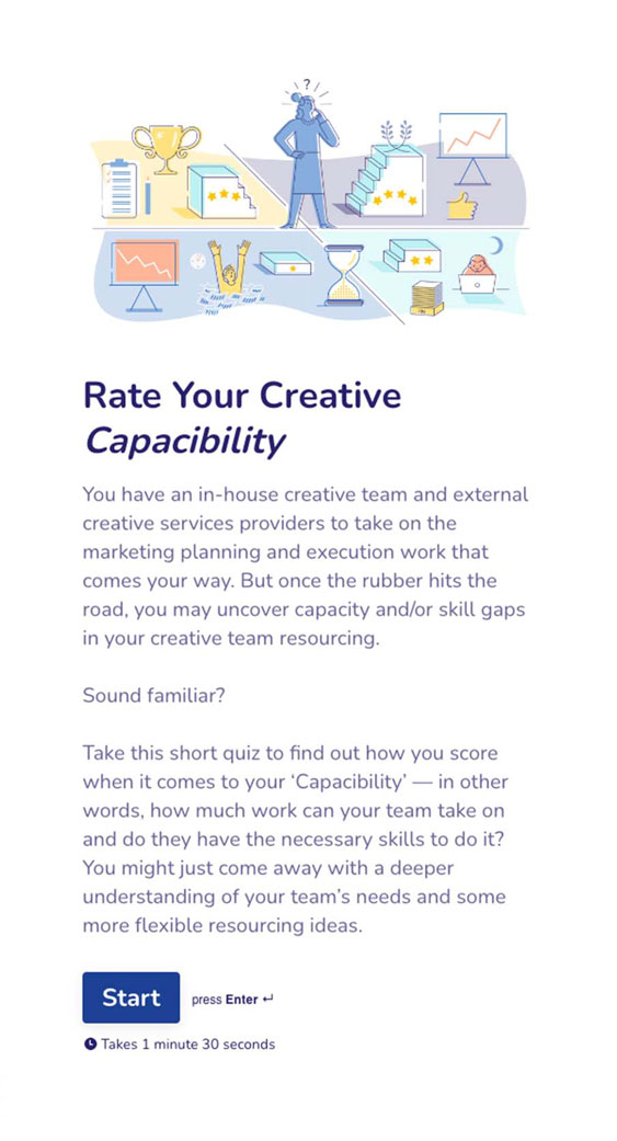 Brainrider - Capacibility Quiz App designed by Filip Jansky