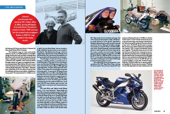 Cycle Canada magazine editorial - June 2012 issue design by Filip Jansky