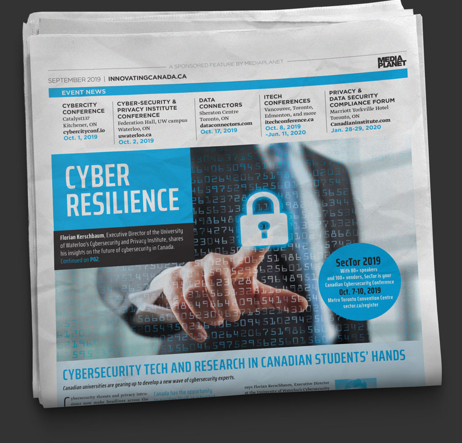 Cyber Resilience editorial campaign design by Filip Jansky