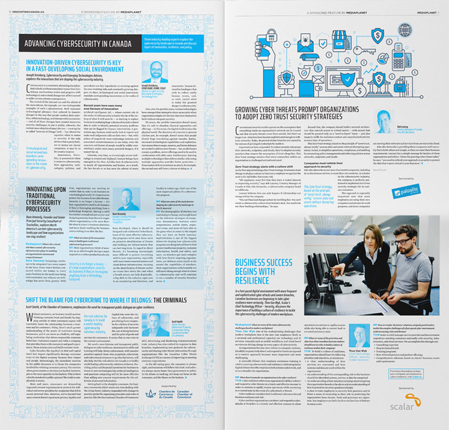 Cyber Resilience editorial campaign design by Filip Jansky