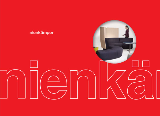 Nienkämper corporate brochure cover design by Filip Jansky