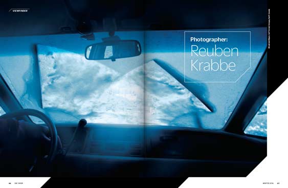 SBC Skier 15.1 magazine editorial design by Filip Jansky