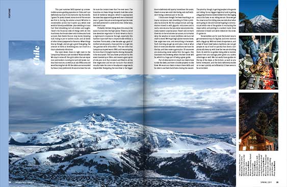 Snowboard Canada 24.2 magazine editorial design by Filip Jansky