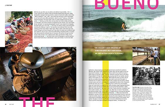 SBC Surf 11 magazine editorial design by Filip Jansky