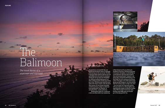 SBC Wakeboard 19 magazine editorial design by Filip Jansky