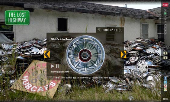 The Lost Highway - Documentary Film Website design by Filip Jansky